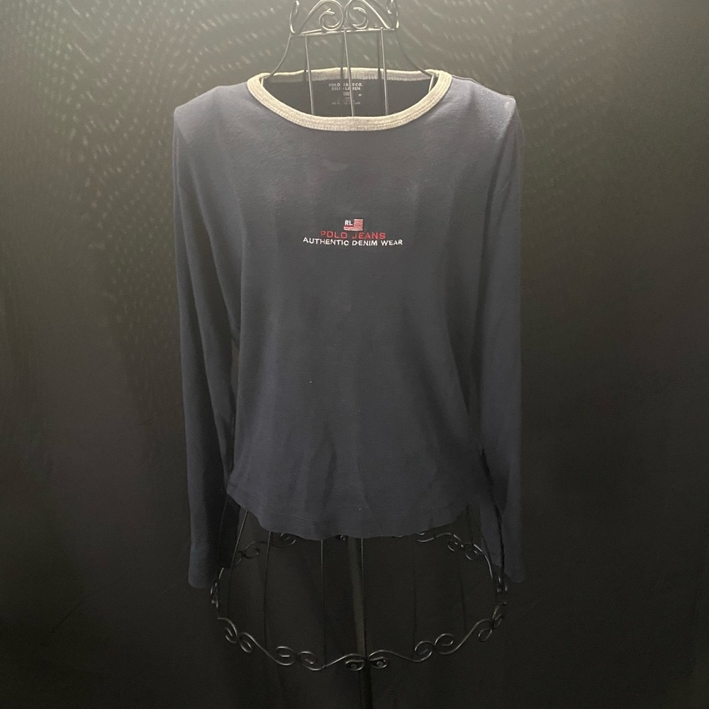 Women’s long sleeve polo shirt